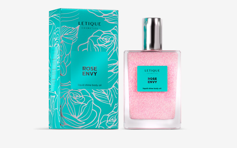 Мерцающее парфюмированное масло для тела ROSE ENVY