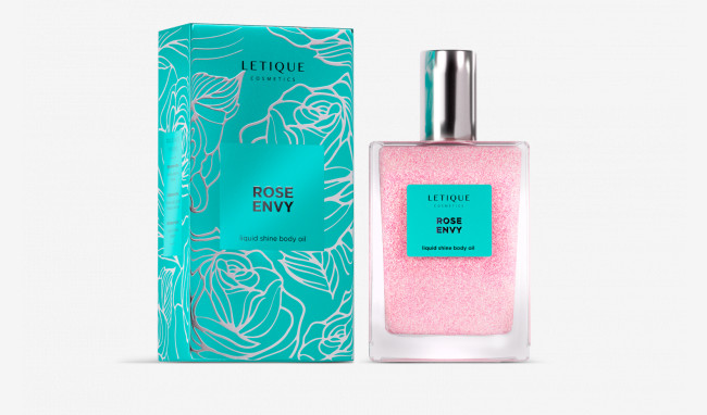 Мерцающее парфюмированное масло для тела ROSE ENVY